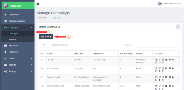dataspidy-campaing-userend-feature